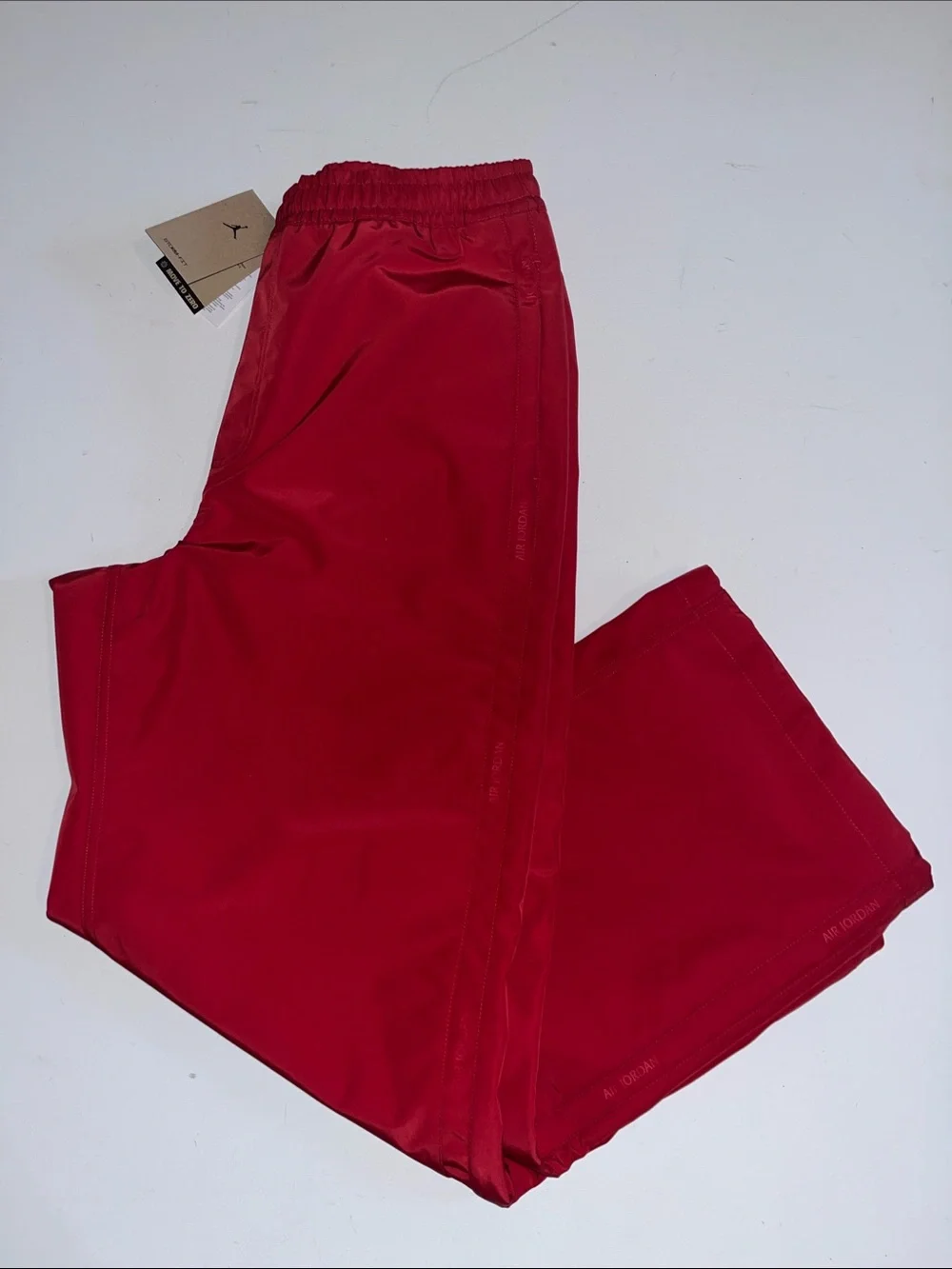 Nike Air Jordan Wings Track Pants Mens M Red Storm Fit Air Jordan on legs $110